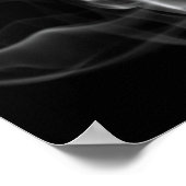 Schwarzrauchen Vape Premium Poster (Ecke)