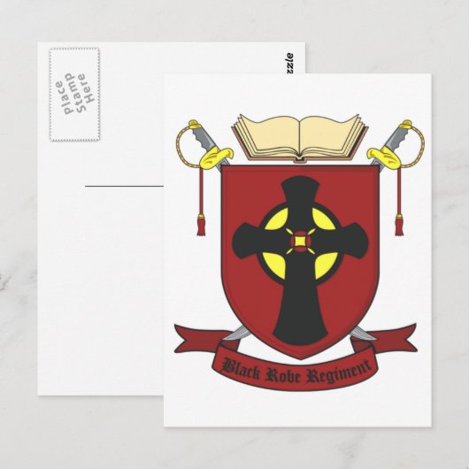 SCHWARZROBE POSTKARTE (Vorne/Hinten)