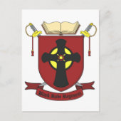 SCHWARZROBE POSTKARTE (Vorderseite)