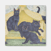 Schwarzsamt Magnet (Vorne)