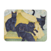 Schwarzsamt Magnet (Horizontal)