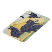 Schwarzsamt Magnet (Linke Seite)