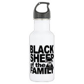 Schwarzschaf-Brauch Edelstahlflasche (Vorderseite)