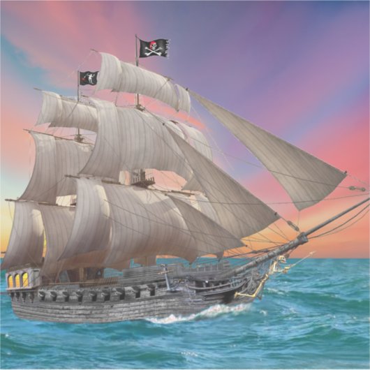 SCHWARZSCHIFF AUFKLEBER (Vorderseite)