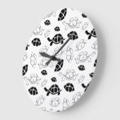 Schwarzschildkröte Große Wanduhr (Winkel)