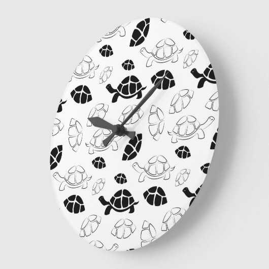Schwarzschildkröte Große Wanduhr (Winkel)