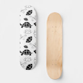 Schwarzschildkröte Skateboard (Vorderseite)