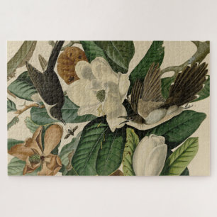 Schwarzschnabelkuckuck - Audubons Vögel in Amerika Puzzle