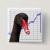 Schwarzschwan-Marktzusammenbruch Button (Vorderseite)