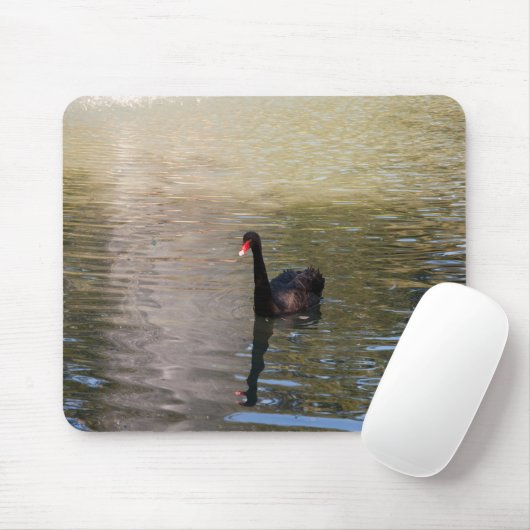 Schwarzschwan Mousepad (Mit Mouse)