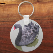 Schwarzschwan Schlüsselanhänger (Vorderseite)