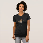 Schwarzschwanzige Schnepfe T-Shirt (Vorne ganz)