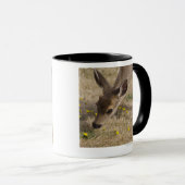 Schwarzschwanziges Weiden lassen der Rotwild Tasse (VorderseiteRechts)