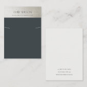 SCHWARZSCHWARZSCHWARZSCHWARZSCHEIBE AUS ELEGANTEM VISITENKARTE (Vorne/Hinten)