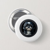 Schwarzseh tzu button (Vorne & Hinten)