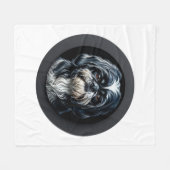 Schwarzseh tzu fleecedecke (Vorderseite (Horizontal))