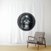 Schwarzseh tzu wandteppich (Beispiel)