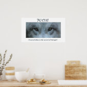 Schwarzseher058 Poster (Küche)