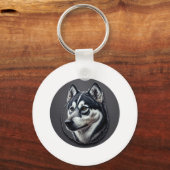 schwarzsibirisch schlüsselanhänger (Vorderseite)