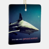 Schwarzspitzenhai Keramikornament (Rechts)