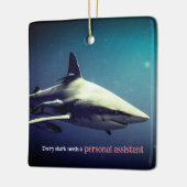 Schwarzspitzenhai Keramikornament (Links)