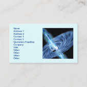 Schwarzstahlstrahlung Visitenkarte (Vorderseite)