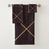SCHWARZSTAR GOLD DESIGN BATH TOWEL SET (Insitu)