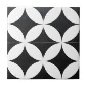 schwarzsternförmige Fliesen (Vorderseite)