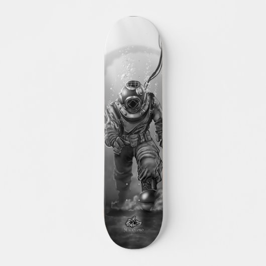 Schwarztaucher Skateboard (Vorne)