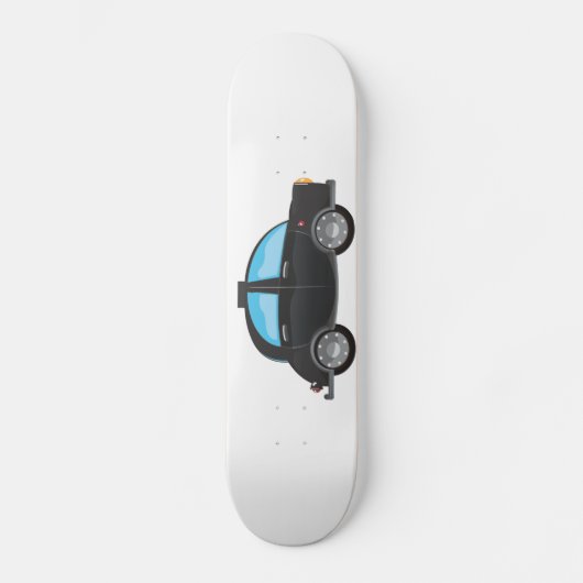 Schwarztaxi Skateboard (Vorderseite)