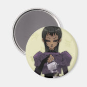 Schwarztee Magnet (Vorderseite/Rückseite)