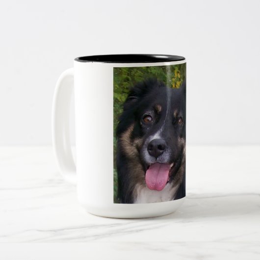 Schwarztrai Zweifarbige Tasse (Vorderseite Links)