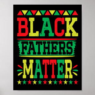 Schwarzvater-Vater-Pride-Väter Poster