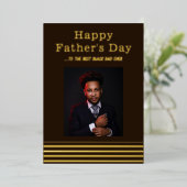 Schwarzvatertag Abendessen Party Einladung (Stehend vorne)