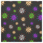 Schwarzvirus Stoff (Muster)