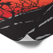 Schwarzvögel Poster (Ecke)