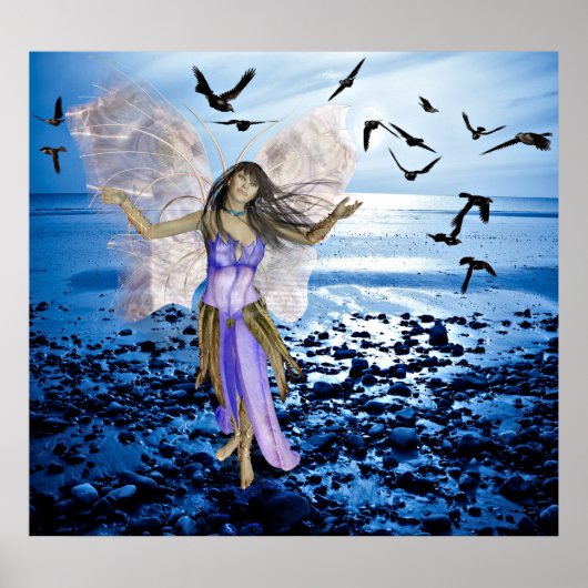 Schwarzvögel Poster (Vorne)