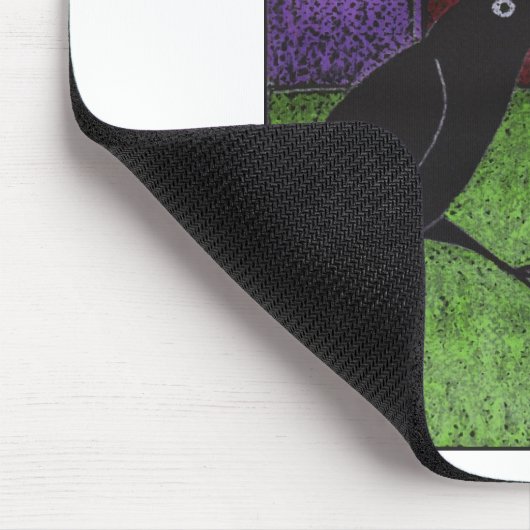 Schwarzvögel spielen mousepad (Ecke)