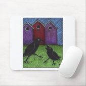 Schwarzvögel spielen mousepad (Mit Mouse)