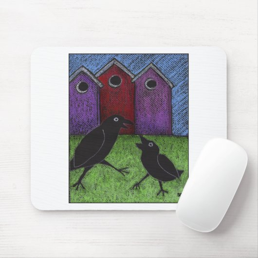 Schwarzvögel spielen mousepad (Mit Mouse)