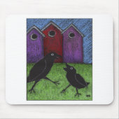 Schwarzvögel spielen mousepad (Vorne)