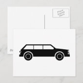 Schwarzwagen Postkarte (Vorne/Hinten)