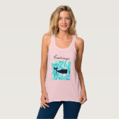 Schwarzwal auf blauem Meer Thunder_Cove Tank Top (Vorderseite Vollansicht)