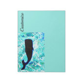 Schwarzwal-Blau-Thunder_Cove Notizblock (Rotiert)