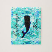 Schwarzwal-Blau-Thunder_Cove Puzzle (Vertikal)