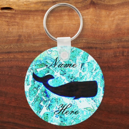 Schwarzwal-Blau-Thunder_Cove Schlüsselanhänger (Vorderseite)