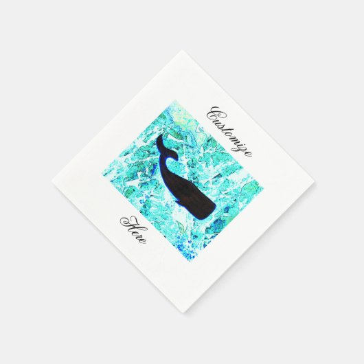 Schwarzwal Serviette (Ecke)