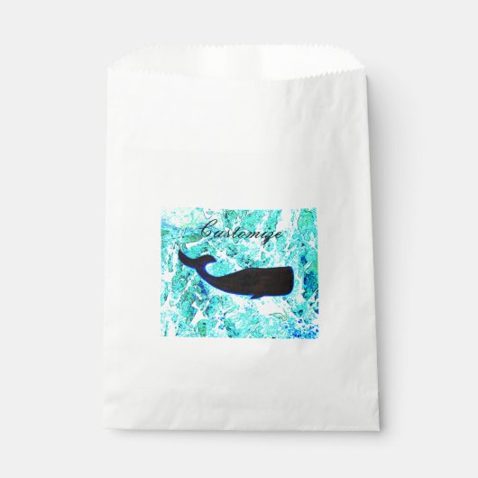 Schwarzwal unter Wasser Geschenktütchen (Vorderseite)