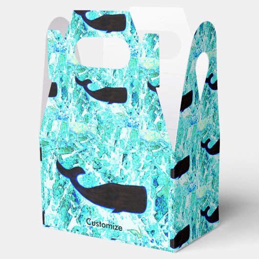 Schwarzwalblau Geschenkschachtel (Geöffnet)