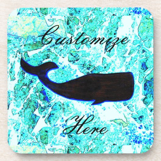 Schwarzwalblau Getränkeuntersetzer (Vorderseite)